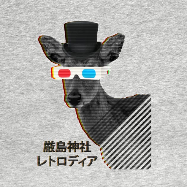 Retro Deer | Japan by Amyiaht